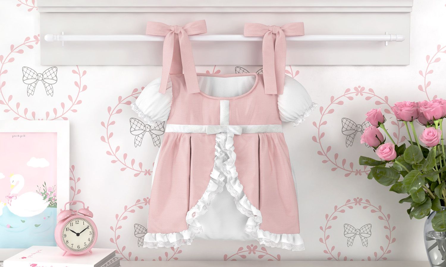 Porta Fraldas Varão Vestido Princesa Clássica