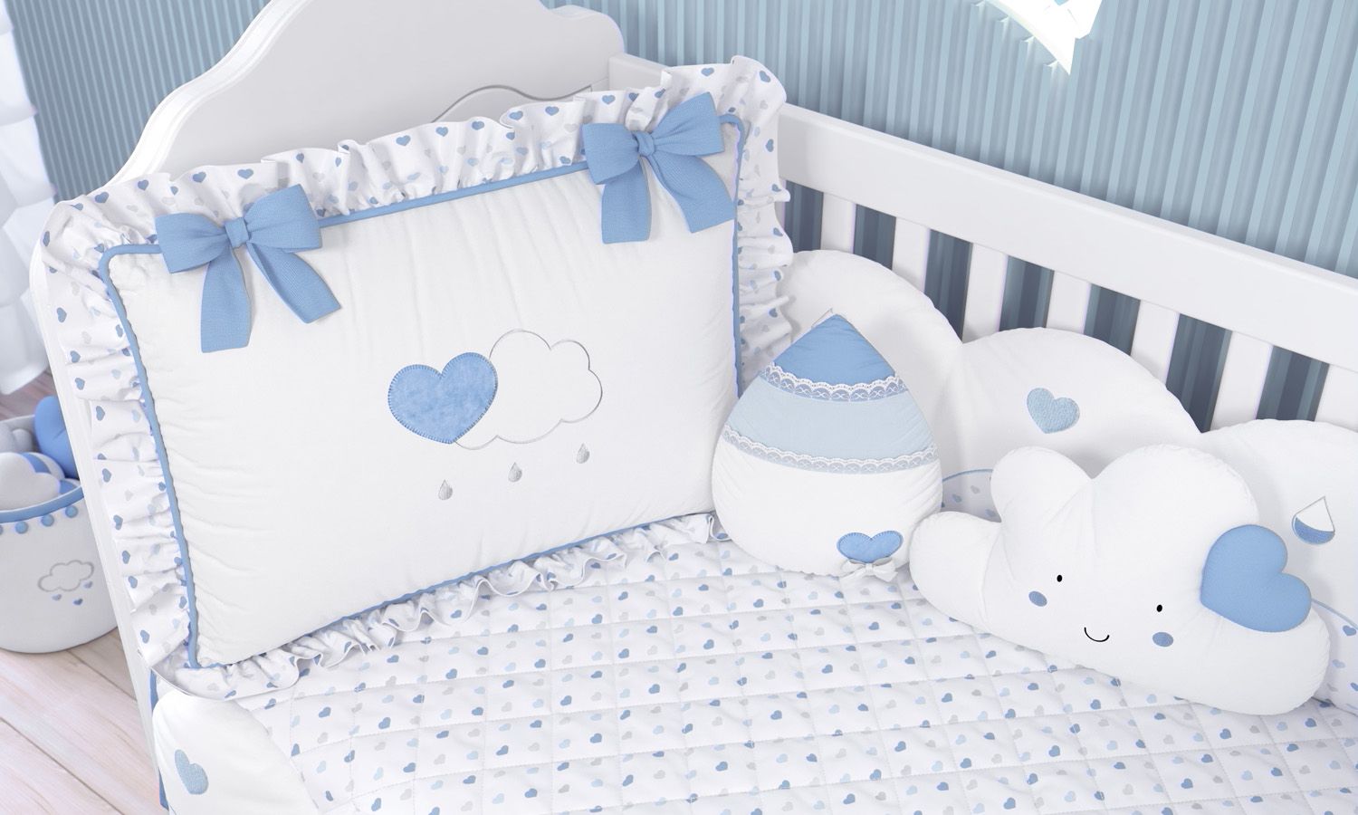 Kit Berço Chuva de Amor